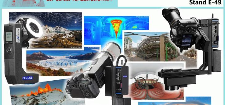 Photokina 2018 (Halle 2.1/E-49): CLAUSS präsentiert Präzisionstechnik für VR, CGI, Gigapixel- und Panoramafotografie