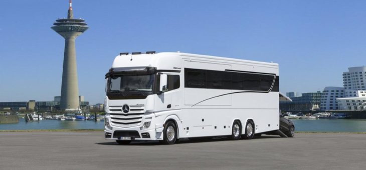 High-End Landyacht VARIO SIGNATURE 1200 MB ACTROS 2553 LLL. PKW-Garage. Slide Out.