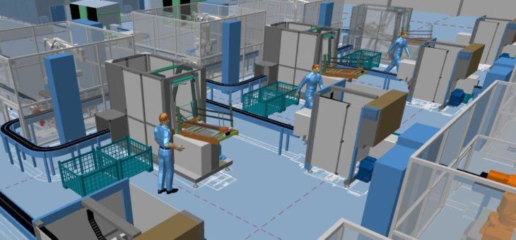 Professionelle Planung einer Maschinenaufstellung in 3D