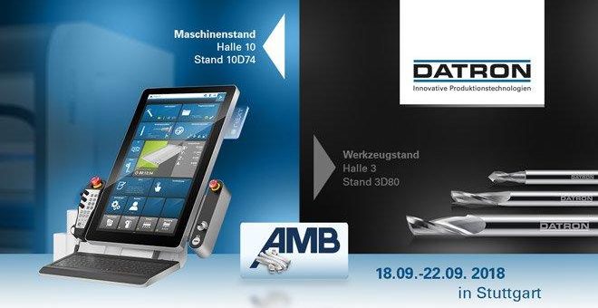 DATRON@AMB2018: Startschuss zur internationalen Ausstellung für Metallbearbeitung