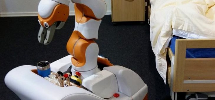 Pflegeroboter von F&P Robotics an der SINDEX