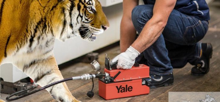 Neu bei Tiger: Akkubetriebene YALE Hydraulik-Pumpe Serie PYB für den mobilen Einsatz