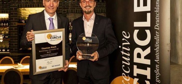 Thomas Koch erhält „Executive Circle Award 2018“ für sein Lebenswerk