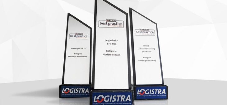 Ergebnis der Leserwahl LOGISTRA best practice: Innovationen 2018