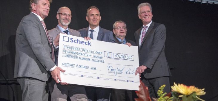 Richtfest: Neubauprojekt zentrales Bettenhaus M