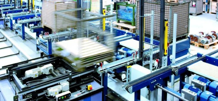 Antriebe für die Palettenfördertechnik: