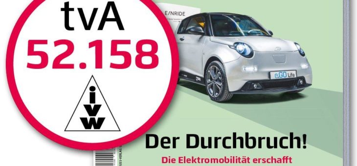 VISION mobility mit 52.158 verbreiteten Exemplaren in die IVW aufgenommen