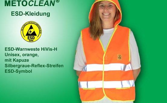 ESD Hi-Vis Warnweste – antistatisch und flammenhemmend