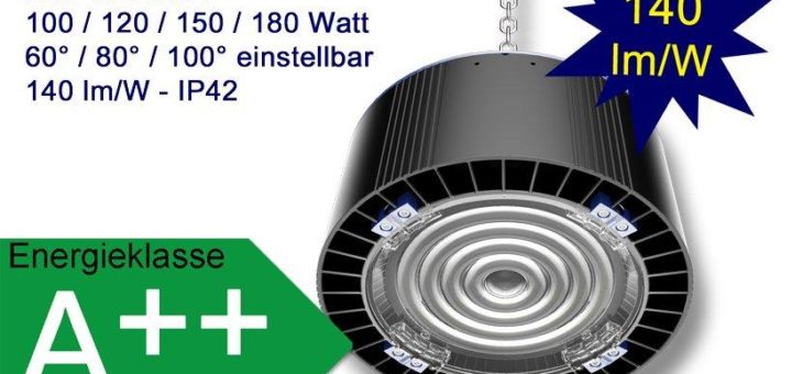 Exklusive LED Indoor Hallenleuchte mit 7 Jahren Garantie