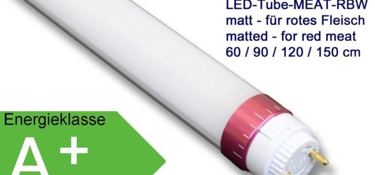 LED MEAT Röhren für Fleischtheken mit Rindfleisch