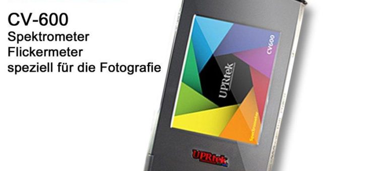 Tragbares UPRTek Spektrometer CV600 – speziell für die professionelle Fotografie und Filmindustrie