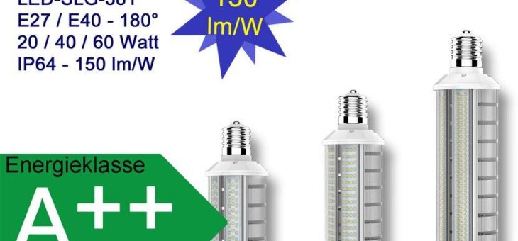 Umweltverträglich, Energiesparend und Wartungsarm – Retrofit LED Straßenlampen