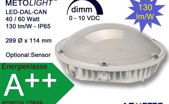 LED Deckenleuchte mit sogenannten „Breather“ – Schluss mit Kondenswasser