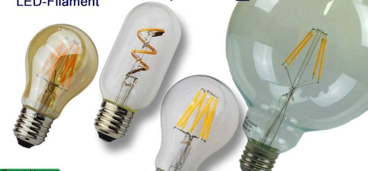 LED-Filament-Lampen  –  Herstellung und technische Unterschiede