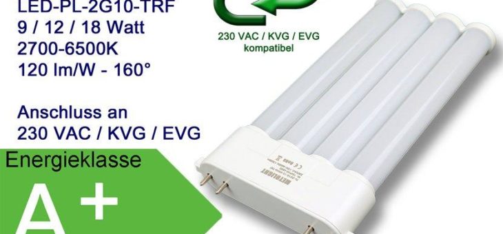 LED Kompaktröhren – True Retro-Fit Lösung – Kein Leuchtenumbau nötig
