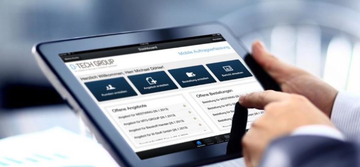 Mobile Vertriebsunterstützung: Tablets finden im Außendienst bei B2B-Unternehmen große Akzeptanz