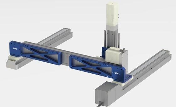 Das Tor zu mehr Produktivität: Handling-Portale von SMC im Baukastenprinzip