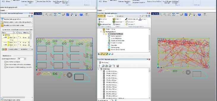 VisualMILL Xpress und VisualNEST – 2- bis 2½-Achs-Fräsen und automatisches Schachteln im Bundle