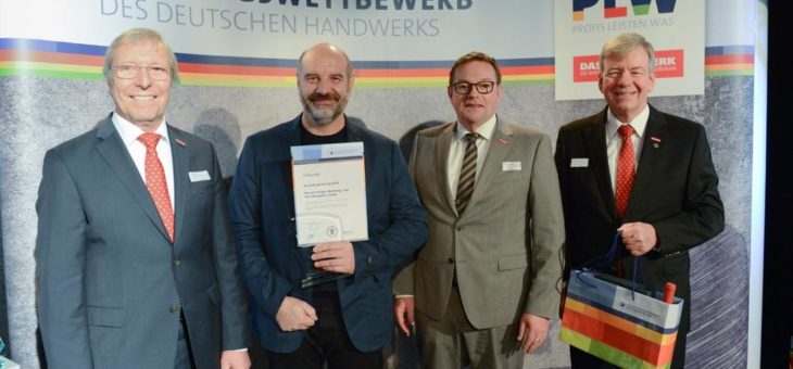Werner Filsinger Werkzeug- und Vorrichtungsbau GmbH aus Nußloch erhält Ausbildungs-Stele