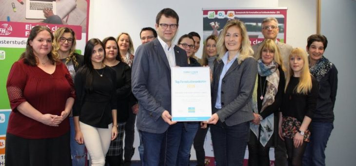 ZFH erhält Auszeichnung TOP Fernstudienanbieter 2018