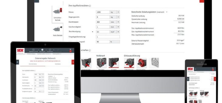 Antriebsauslegung – einfach, direkt und online