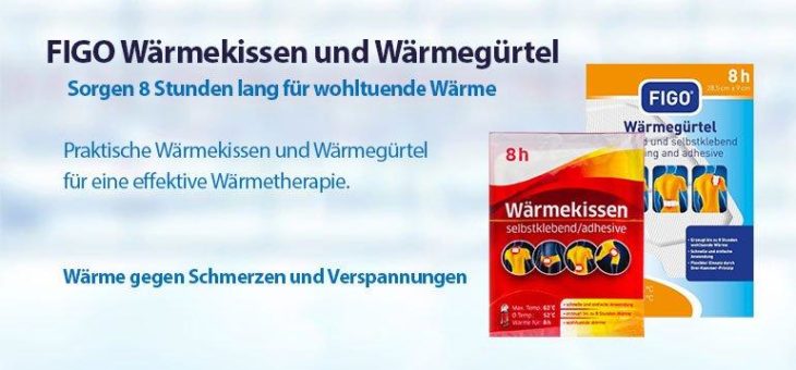 Selbstklebende Wärmekissen und Wärmegürtel sorgen acht Stunden lang für wohltuende Wärme