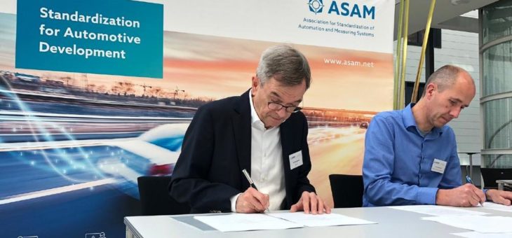 Offene Standards für die Beschreibung virtueller Fahrumgebungen nun in ASAM gebündelt. Die Arbeit an der Weiterentwicklung hat begonnen