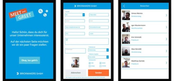 Brickmakers entwickelt individuelle Recruiting-Apps zum Einsatz auf Jobmessen