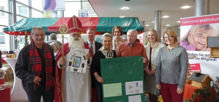 Proklinikum beschenkt junge Patienten im Rahmen der Weihnachtsmarkteröffnung