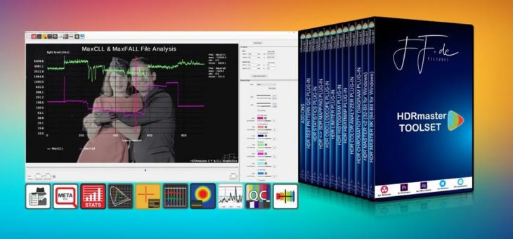 HDRmaster 8K: Software zur HDR-Bildanalyse und für dynamische HDR 10+ Metadaten