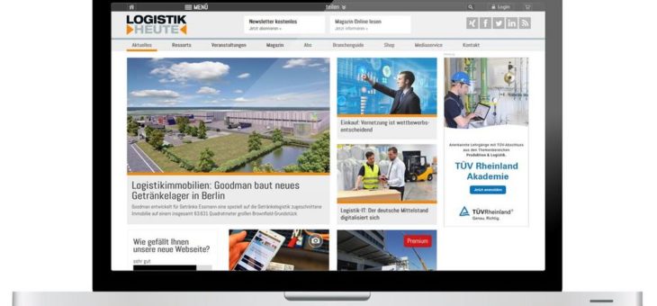 Neuer Webauftritt von LOGISTIK HEUTE bietet  verbesserte Funktionen und mehr für Abonnenten