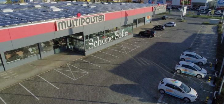 WestfalenWIND errichtet Paderborns erste öffentliche Photovoltaik-Tankstelle für Elektro-Fahrzeuge