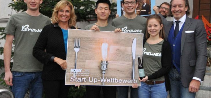 Brewee gewinnt den Start-up-Wettbewerb zur HOGA 2019