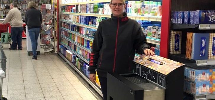 SB-Münzeinzahler entlastet Händler und begeistert REWE-Kunden in Witten