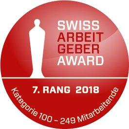 Top Platzierung der Bison IT Services beim Swiss Arbeitgeber Award 2018