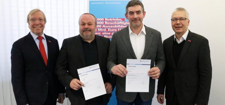 Zwei neue Sachverständige öffentlich bestellt und vereidigt