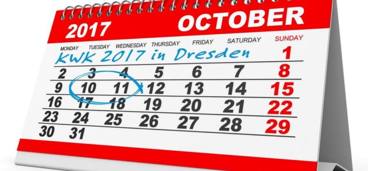 Save the date – KWK-Jahreskonferenz und KWK-Branchentreff 2017 in Dresden