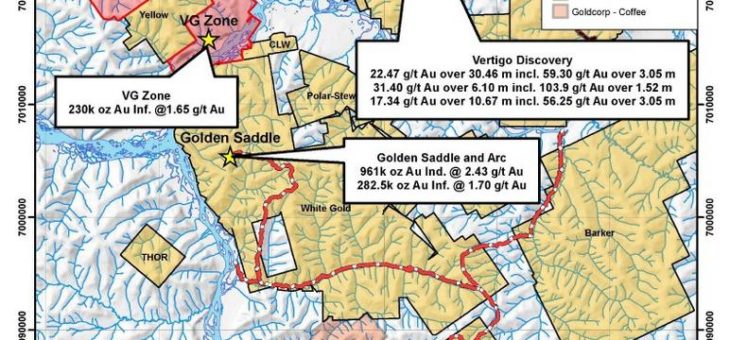 White Gold Corp. erwirbt QV-Goldprojekt von Comstock Metals inclusive 230.000  Unzen abgeleitete Goldressource auf VG-Lagerstätte neben dem Grundstück Whitegold sowie neue Prioritätsziele