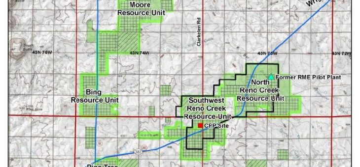 Uranium Energy Corp kündigt neue und konsolidierte NI 43-101 Mineralressourcen* für Reno Creek ISR-Projekt in Wyoming an