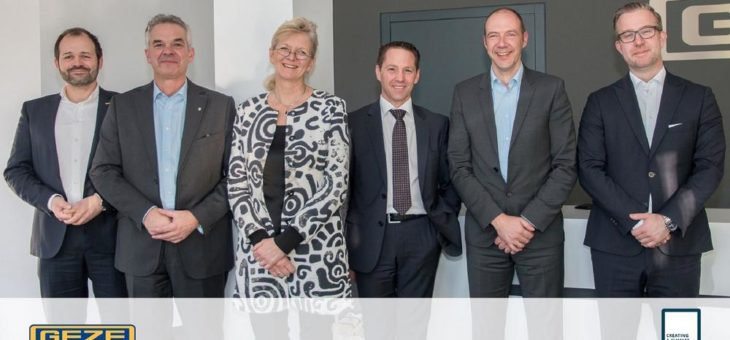 GEZE und Priva planen Zusammenarbeit bei Projekten im Bereich Gebäudeautomation
