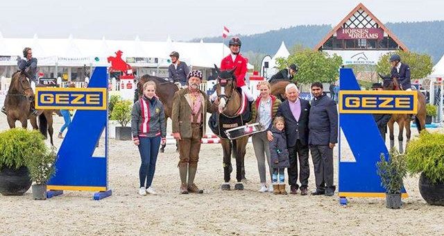 Internationales Reitturnier in Hagen: Horses & Dreams meets Austria: Die Fränkin Jörne Sprehe gewinnt den „Preis der GEZE GmbH“