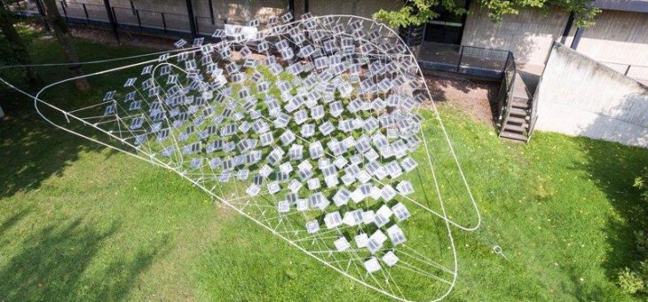 Solar Spline: Architektonisches Leichtbauprojekt nutzt gedruckte organische Photovoltaikmodule von OPVIUS