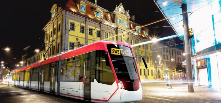 Erfurter Verkehrsbetriebe AG: Kiepe Electric liefert elektrische Ausrüstungen für neue Straßenbahnen