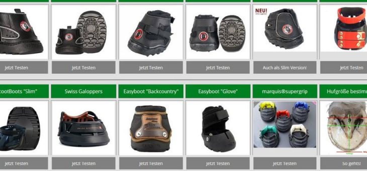 Ein Hufschuh-Test sorgt für Passgenauigkeit