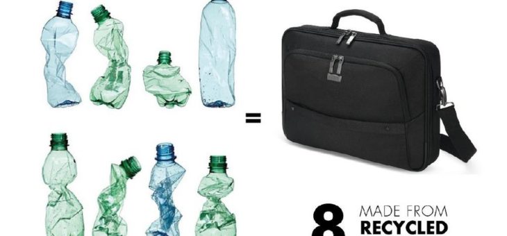 Von der alten Flasche zur neuen Tasche: DICOTA setzt auf recycelte Materialien