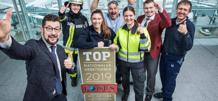 Flughafen München zählt zu den besten Arbeitgebern in Deutschland