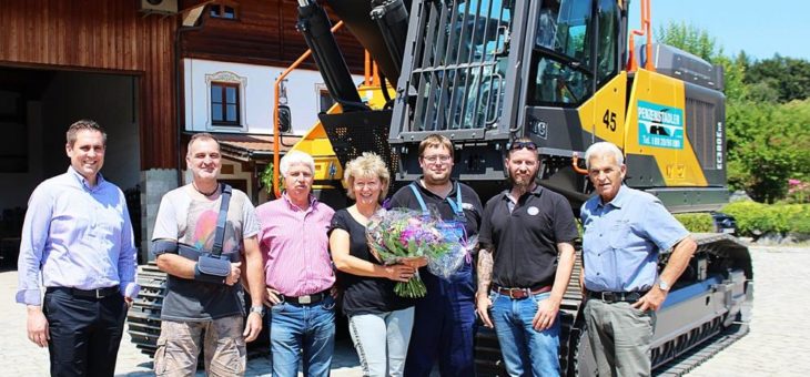 Auslieferung neuer Volvo Heavy Duty-Maschine spricht sich rum