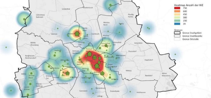 Wohnungsbau in Leipzig überwiegend im Westen und zentrumsnahen Lagen