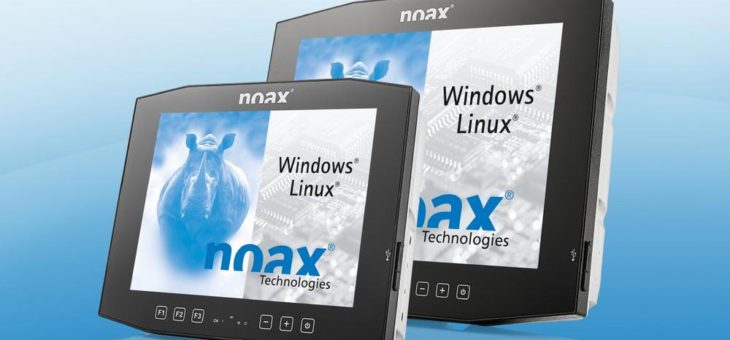 Neue Multi-Touch-Industrie-PCs aus der  noax Compact-Serie: C12P und C15P –