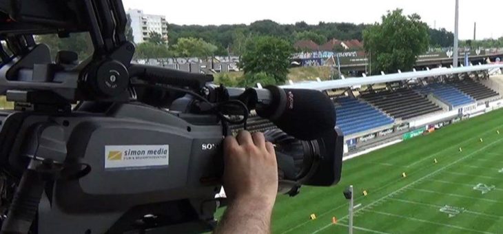 Fernsehübertragung beim Eurobowl in Frankfurt